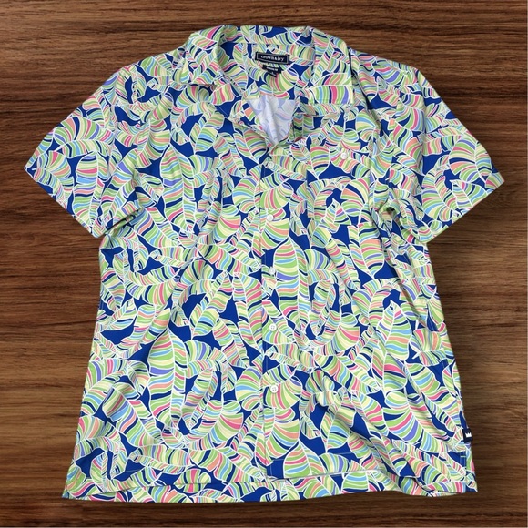 crown & ivy Other - Crown & Ivy Men’s Tropical Short Sleeve Casual Button-Down Shirt. Large